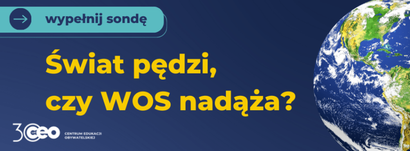 Świat pędzi, czy WOS nadąża? - Sklep Centrum Edukacji Obywatelskiej